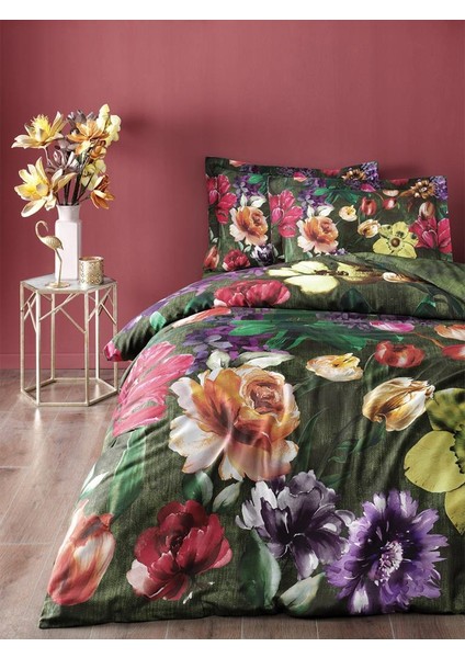 Nevresım Takımı Saten Linen Serisi Rozena 160X220 fiyatları