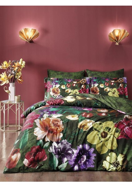 Nevresım Takımı Saten Linen Serisi Rozena 160X220 modelleri