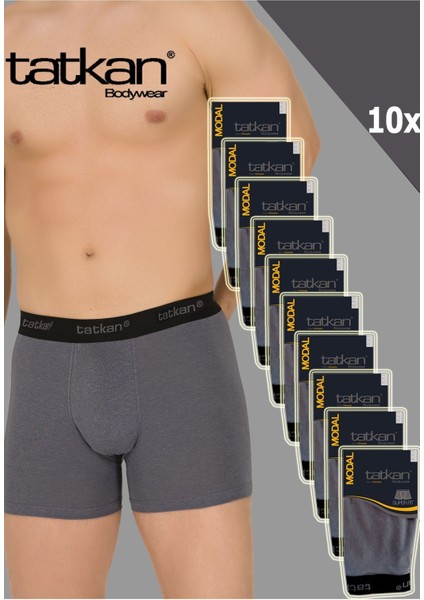 Tatkan 10'lu Erkek Penye Modal Boxershort