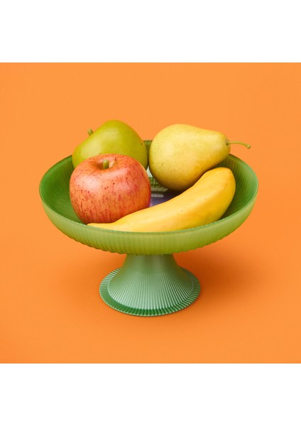 Kitchen Resital Tas Ayaklı Kase - Renkli - 21 cm fırsatları