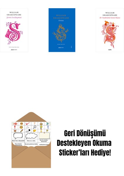 Şirret Evcilleşmesi + Bir Yazdönümü Gecesi Rüyası (Ciltli) + Fırtına + Okuma Sticker'ları
