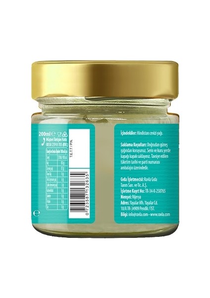 Hindistan Cevizi Yağı (Soğuk Sıkım) - 200ml fırsatları