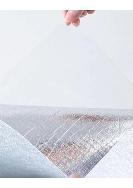 Kendinden Yapışkanlı Alüminyum Folyolu Isı Ses Yalıtımlı Duvar Kağıdı Paneli 50X280 cm
