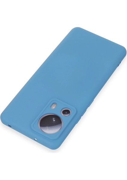 Newface Xiaomi Mi 13 Lite Kılıf Nano Içi Kadife Silikon - Mavi modelleri