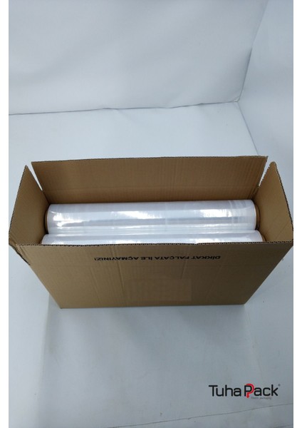 Streç Film 50CM x 300M 6 Adet, Şeffaf, 23 Mikron, 2500 Gr, Dayanıklı Eşya, Koli ve Palet Streci indirimleri