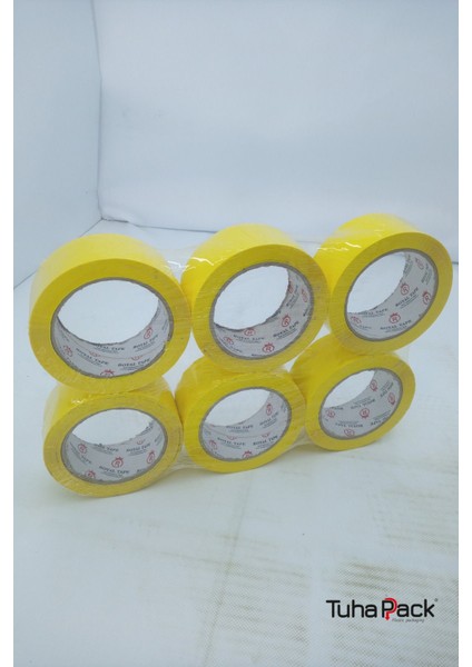 Sarı Koli Bandı 45MM x 100M (72 Adet) - Güçlü Yapışkanlı Koli Bandı fiyatları