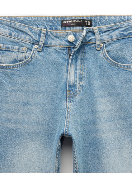 Pamuklu Slim Fit Jean Pantolon - Brad Jean indirimleri