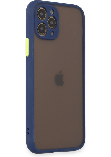 Newface iPhone 11 Pro Kılıf Montreal Silikon Kapak - Lacivert fiyatları