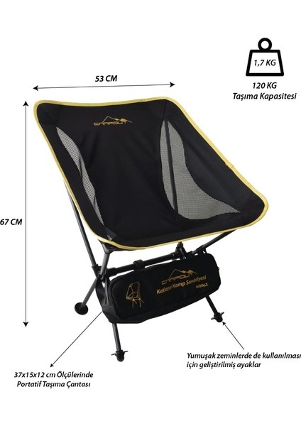 Pratik Kamp Sandalyesi