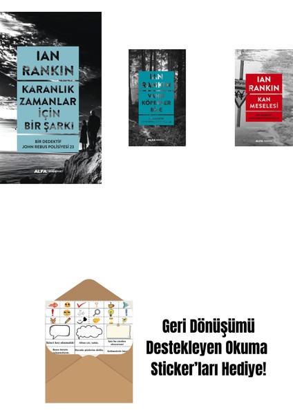 Karanlık Zamanlar Için Bir Şarkı + Vahşi Köpekler Bile + Kan Meselesi + Okuma Sticker'ları