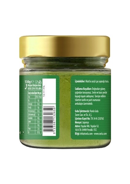 Matcha Tozu - 130G fırsatları