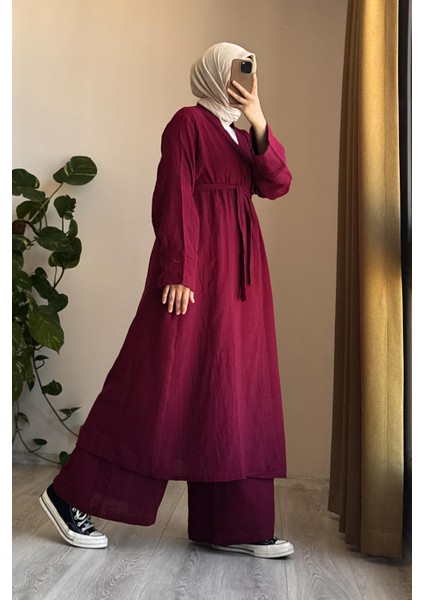 Kimono Takım - Bordo