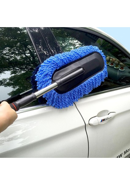 Teleskopik Mikrofiber Araç Yıkama Fırçası