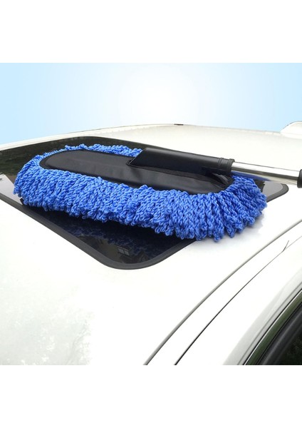 Teleskopik Mikrofiber Araç Yıkama Fırçası