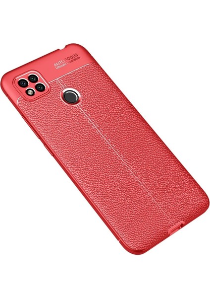 Newface Xiaomi Redmi 9c Kılıf Auto Focus Kapak - Kırmızı