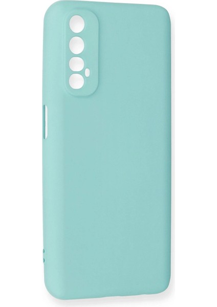Newface Realme 7 Kılıf Nano Içi Kadife Silikon - Turkuaz fiyatları