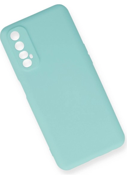 Newface Realme 7 Kılıf Nano Içi Kadife Silikon - Turkuaz modelleri