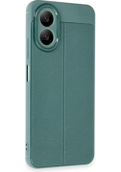 Newface Oppo A38 Kılıf Auto Focus Kapak - Koyu Yeşil