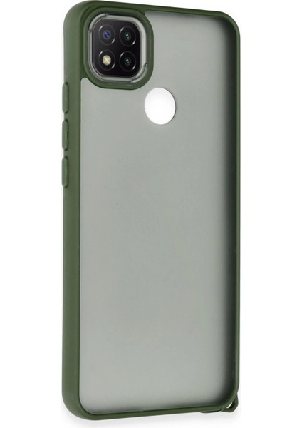 Newface Xiaomi Redmi 9c Kılıf Elegant Kapak - Yeşil