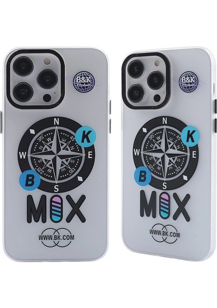 Newface iPhone 14 Pro Kılıf Apollo Magneticsafe Desenli Kapak - Apollo Şeffaf - 3