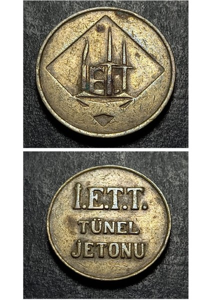 3996368609E30794A3 I.e.t.t. Tünel Jetonu Temiz/çt Eski Jeton