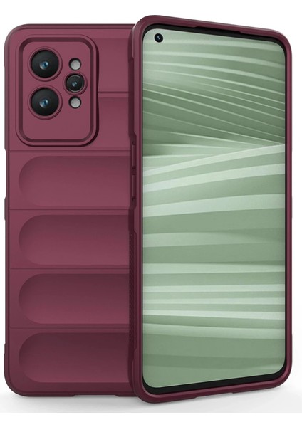 Newface Realme Gt2 Pro 5g Kılıf Optimum Silikon - Bordo