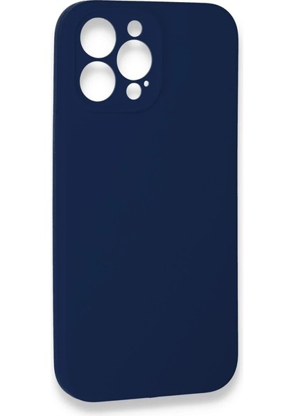 Newface iPhone 13 Pro Kılıf Lansman Legant Silikon - Lacivert modelleri
