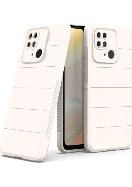 Newface Xiaomi Redmi 10C Kılıf Optimum Silikon - Krem