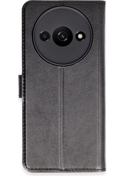 Newface Xiaomi Redmi A3 4g Kılıf Trend S Plus Kapaklı Kılıf - Siyah