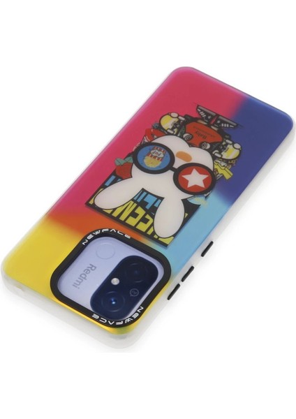 Newface Xiaomi Redmi 12C Kılıf Estoril Desenli Kapak - Estoril - 10