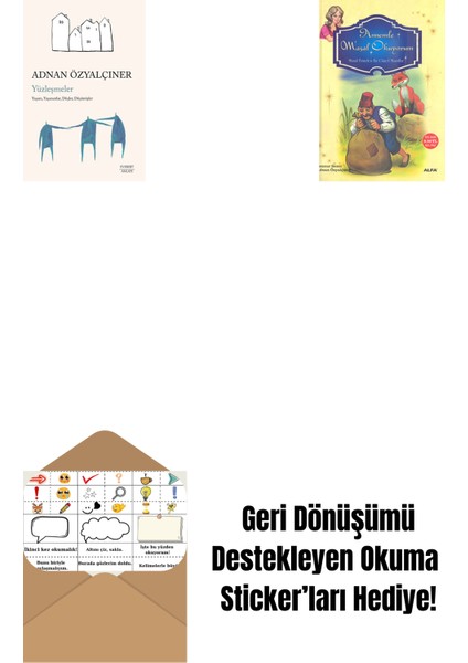 Yüzleşmeler + Annemle Masal Okuyorum (Ciltli) + Okuma Sticker'ları