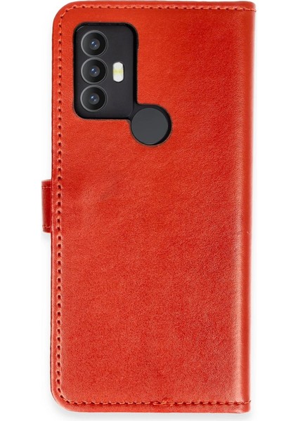 Newface Tcl 30 Se Kılıf Trend S Plus Kapaklı Kılıf - Kırmızı