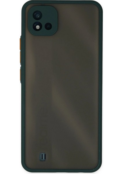 Newface Realme C11 2021 Kılıf Montreal Silikon Kapak - Yeşil