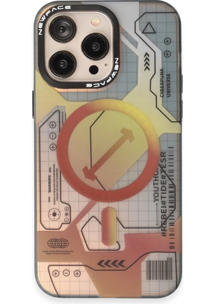 Newface iPhone 14 Pro Max Kılıf Venüs Magneticsafe Desenli Kapak - Venüs - 6