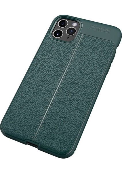 Newface iPhone 11 Pro Max Kılıf Auto Focus Kapak - Yeşil