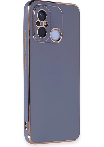 Newface Xiaomi Redmi 12C Kılıf Volet Silikon - Mavi