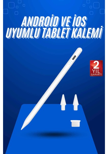 Dokunmatik Kalem Tablet Kalemi Çizim Stylus Kalem Yedek Uçlu