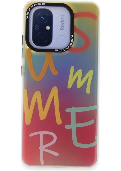 Newface Xiaomi Redmi 12C Kılıf Estoril Desenli Kapak - Estoril - 3