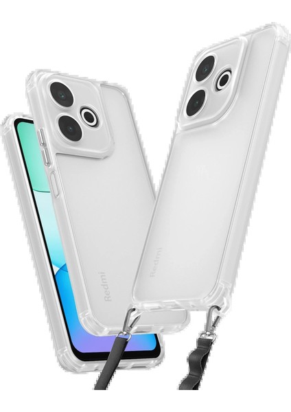 Newface Xiaomi Redmi 13 4g Kılıf Penta Silikon Kılıf - Şeffaf