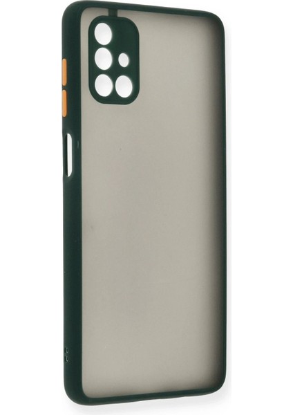 Newface Samsung Galaxy M51 Kılıf Montreal Silikon Kapak - Yeşil