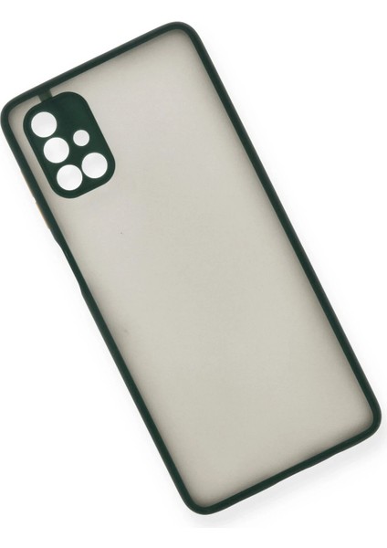 Newface Samsung Galaxy M51 Kılıf Montreal Silikon Kapak - Yeşil modelleri