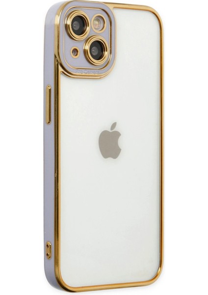 Newface iPhone 14 Plus Kılıf Liva Lens Silikon - Lila