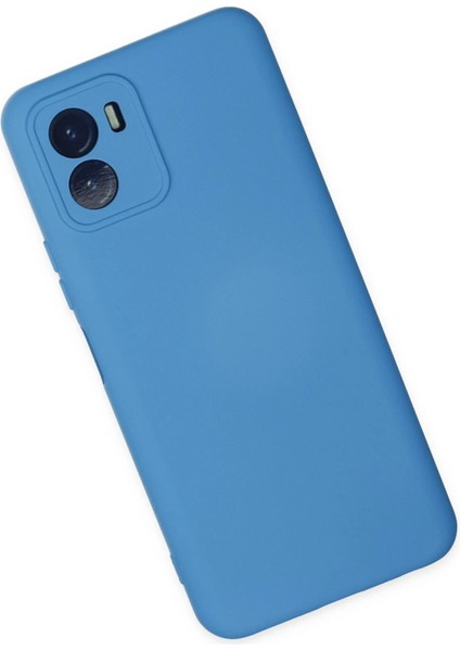 Newface Vivo Y15S Kılıf Nano Içi Kadife Silikon - Mavi fiyatları