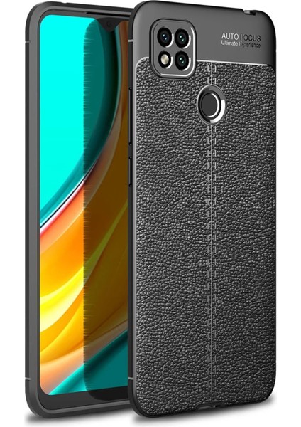 Newface Xiaomi Redmi 9c Kılıf Auto Focus Kapak - Siyah
