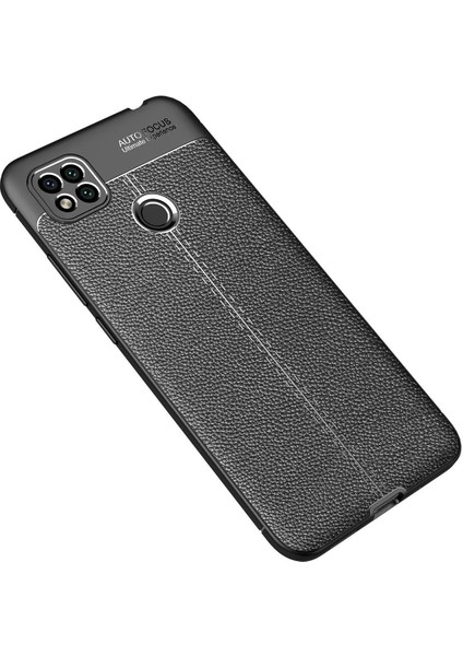 Newface Xiaomi Redmi 9c Kılıf Auto Focus Kapak - Siyah