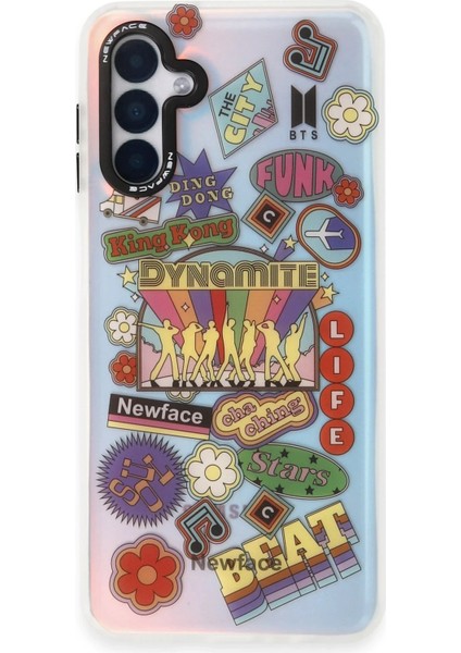 Newface Samsung Galaxy A04S Kılıf Estoril Desenli Kapak - Estoril - 14