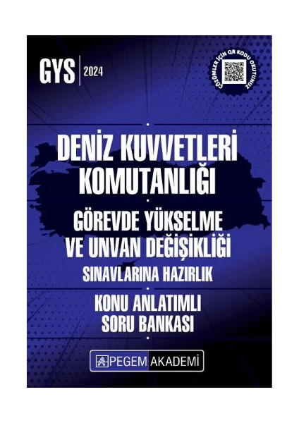 2024 Deniz Kuvvetleri Komutanlığı Görevde Yükselme Konu Anlatımlı Soru Bankası
