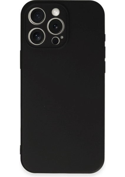 Newface iPhone 16 Pro Kılıf First Silikon - Siyah