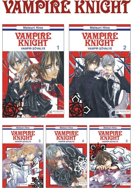 Vampire Knight - Vampir Şövalye 1-2-3-4-5 Manga Seti
