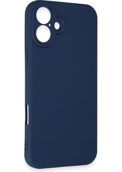 Newface iPhone 16 Kılıf First Silikon - Lacivert